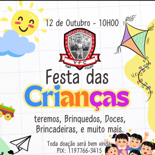 Festa das crianças Viela futebol clube